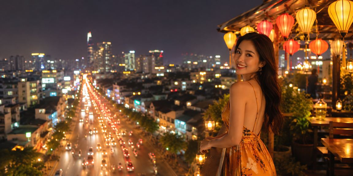 Chợ đêm tại Hồ Chí Minh gợi trải nghiệm u40 trên trình duyệt di động